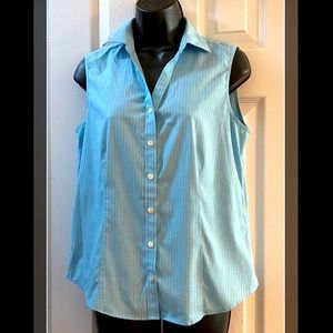 🍂2/$15 Talbots Button Down Shirt, Size 8